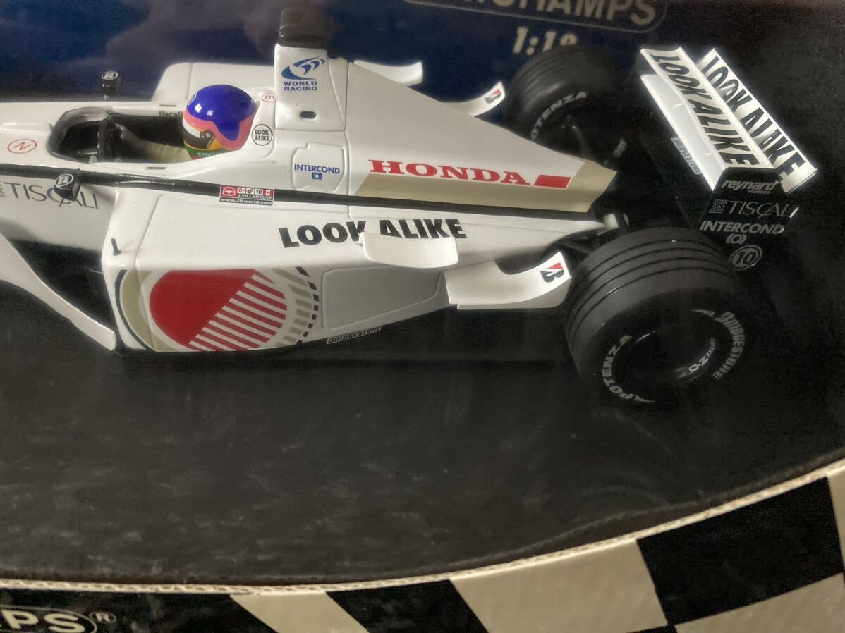 ミニチャンプス BARホンダ 03 2001年 1/18 ジャックビルヌーブ