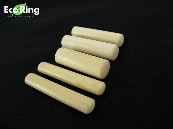 1円 象牙 印鑑 印章 ハンコ 小物 計5点セット アイボリー AV414