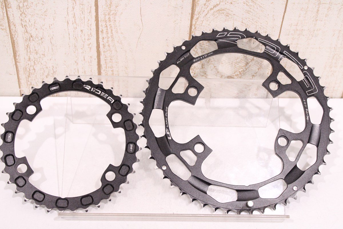☆RIDEA リデア Lami-Flow 52/36T BCD 110mm 4ARM チェーンリング