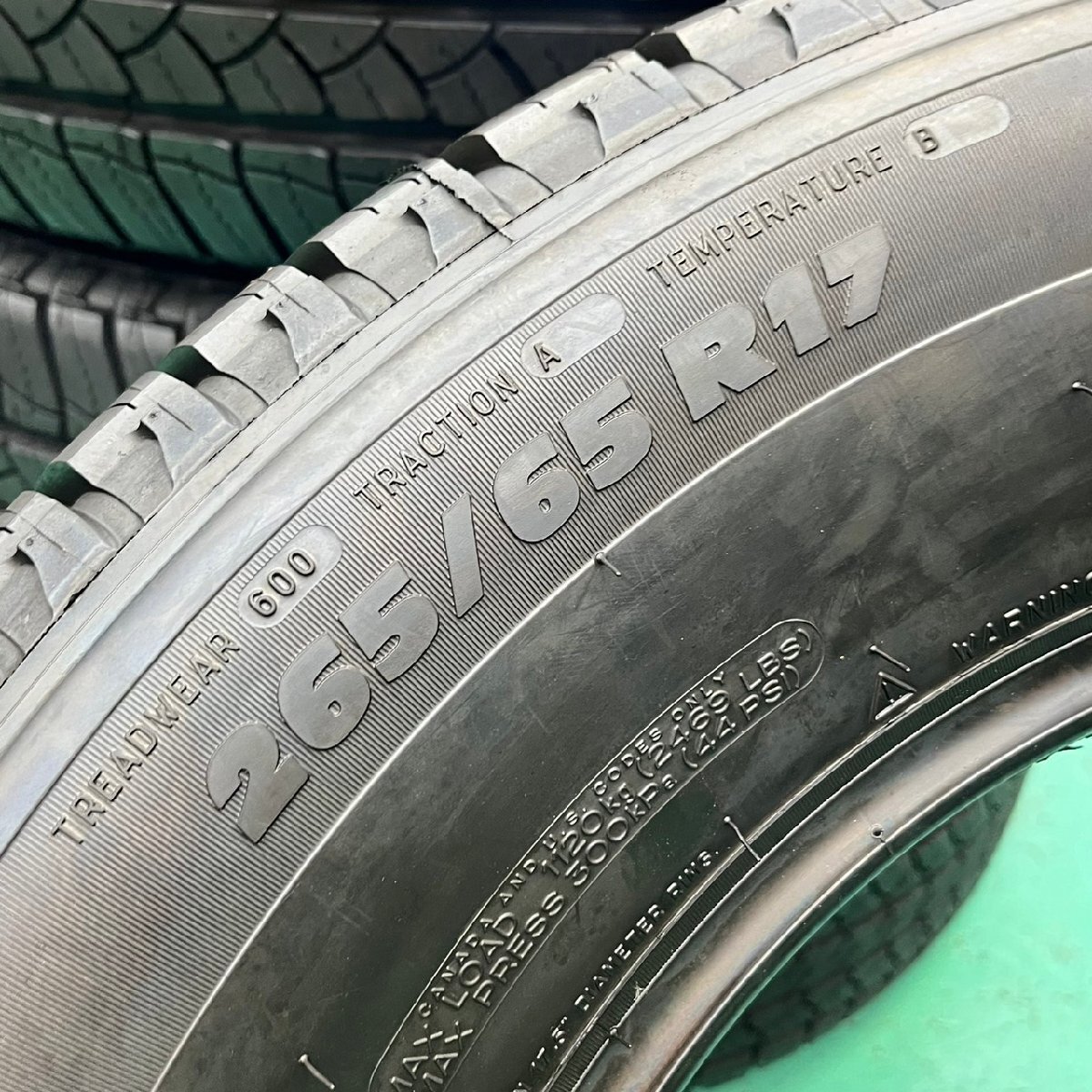 22年製 新車外し 265/65R17 ミシュラン LATITUDE ラティチュード イボ