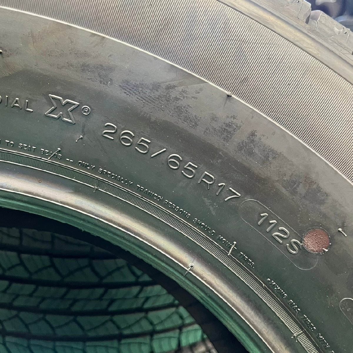 22年製 新車外し 265/65R17 ミシュラン LATITUDE ラティチュード イボ 