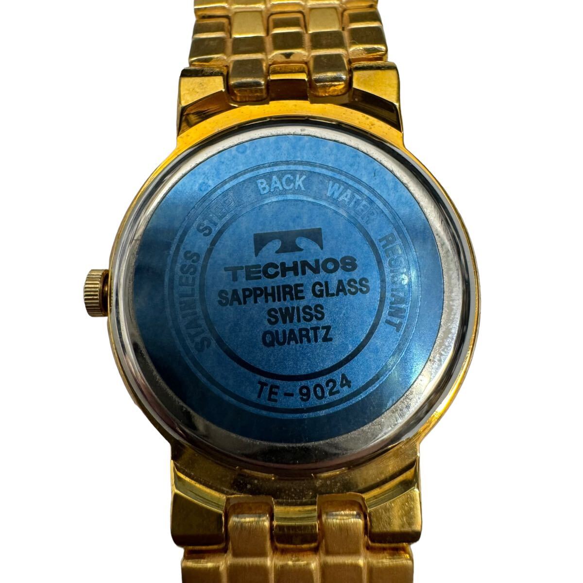 極美品 テスター◯ TECHNOS テクノス TE-9024 クォーツ レディース 