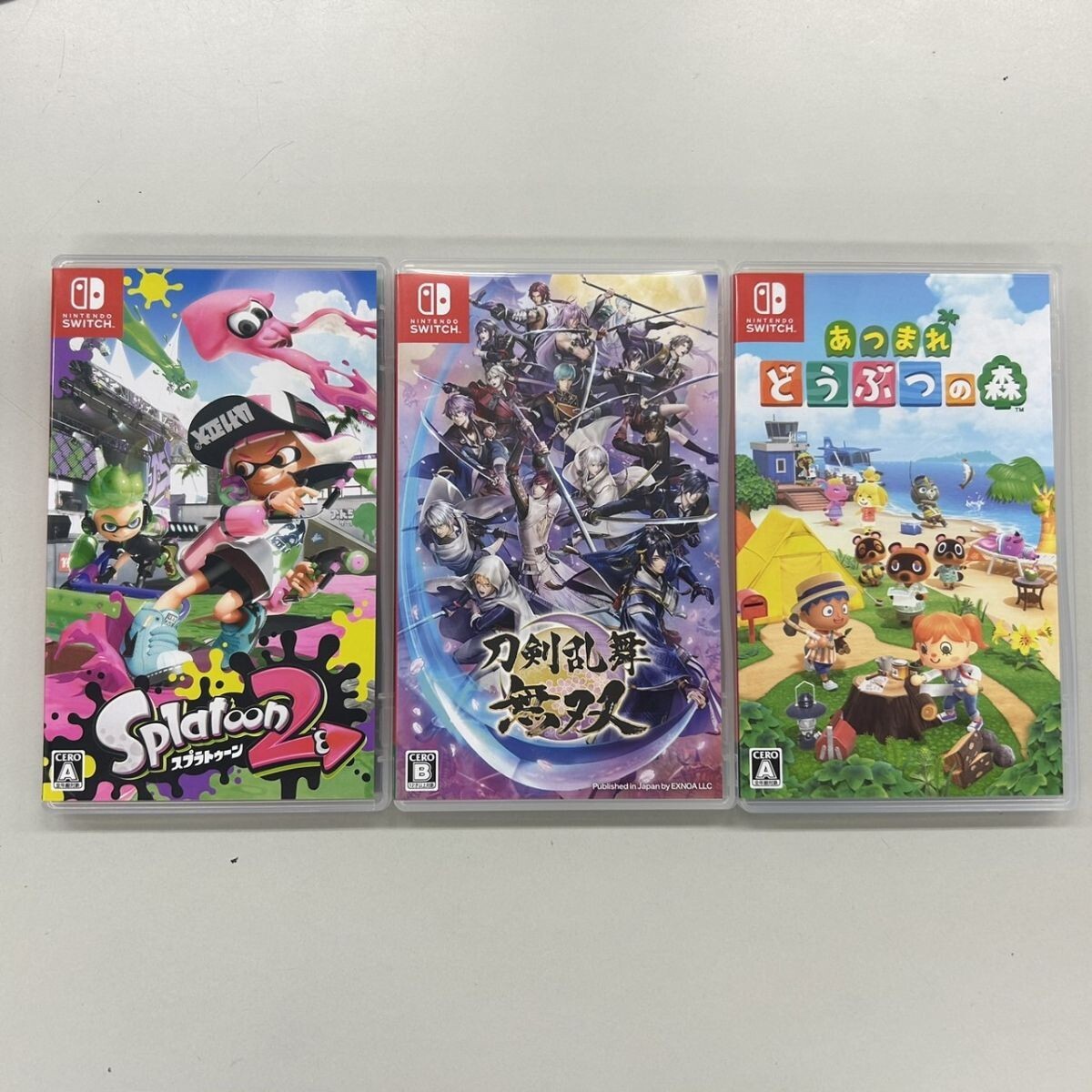 J502-H11-2411 ◎ ニンテンドースイッチ ゲームソフト 3本まとめ