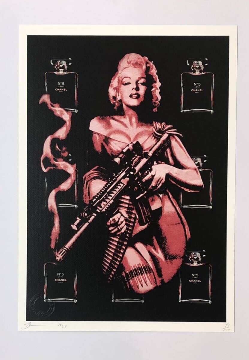 DEATH NYC アートポスター 世界限定100枚 マリリンモンロー Marilyn