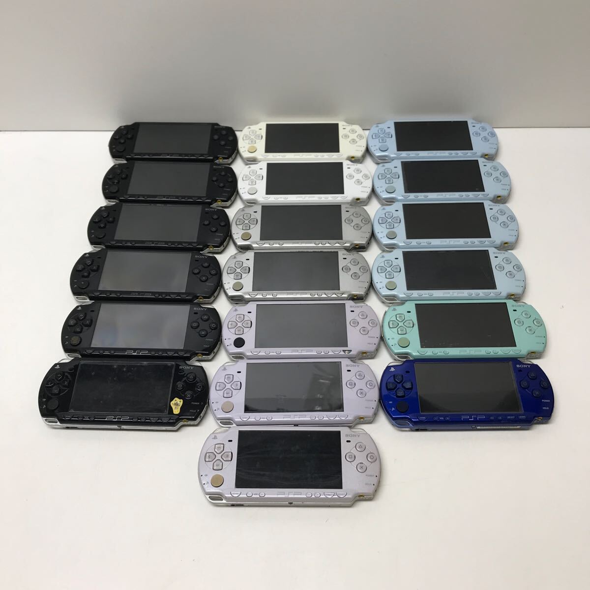 A1665☆SONY PSP-2000版PSP本体のみ19個まとめてセット【ジャンク