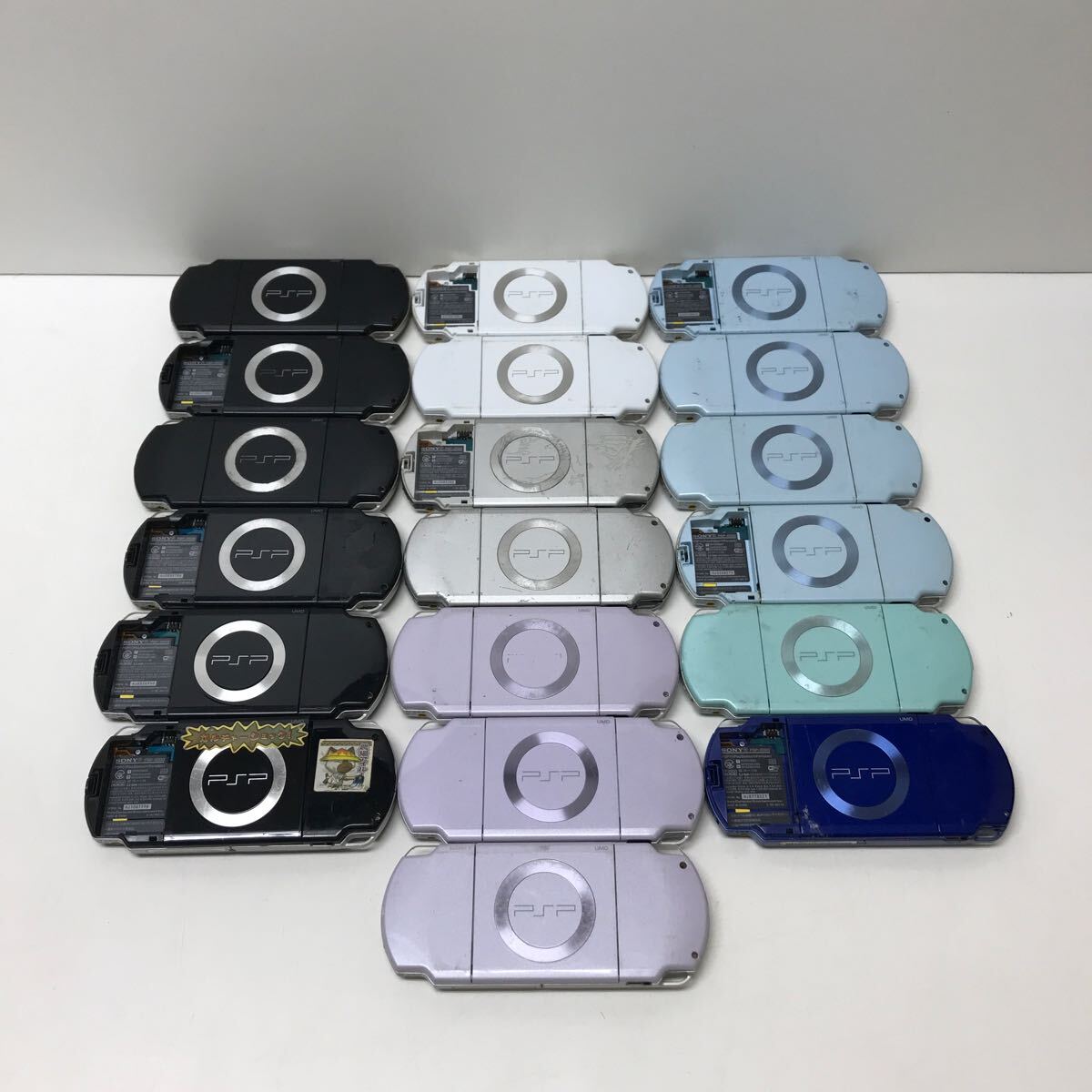 A1665☆SONY PSP-2000版PSP本体のみ19個まとめてセット【ジャンク