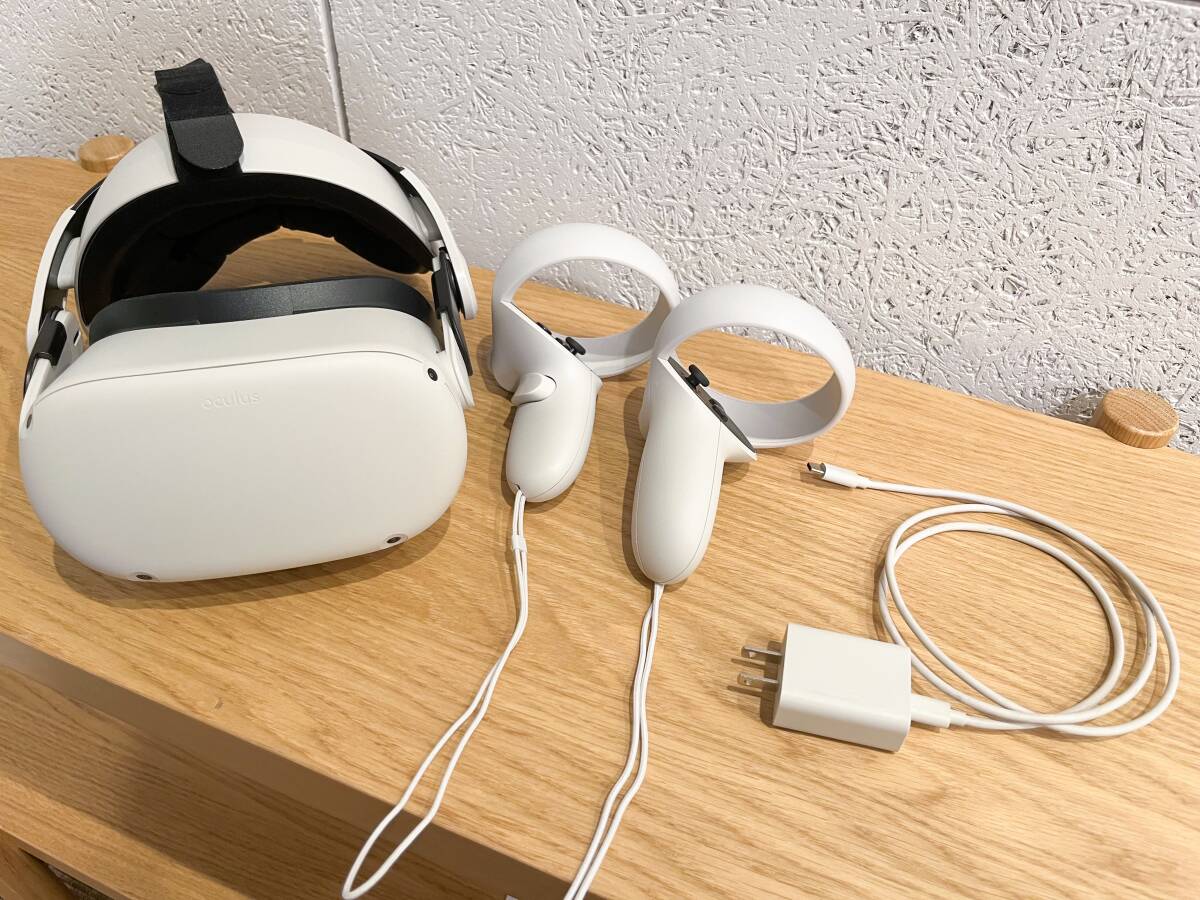 【動作確認・初期化済】Meta Quest 2 メタクエスト２ 256GB★Eliteストラップ付★oculus オキュラス No.04_1