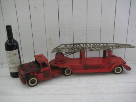 ◆USA VINTAGE TOY◆Vintage Buddy.L Fire ladder truck◆A