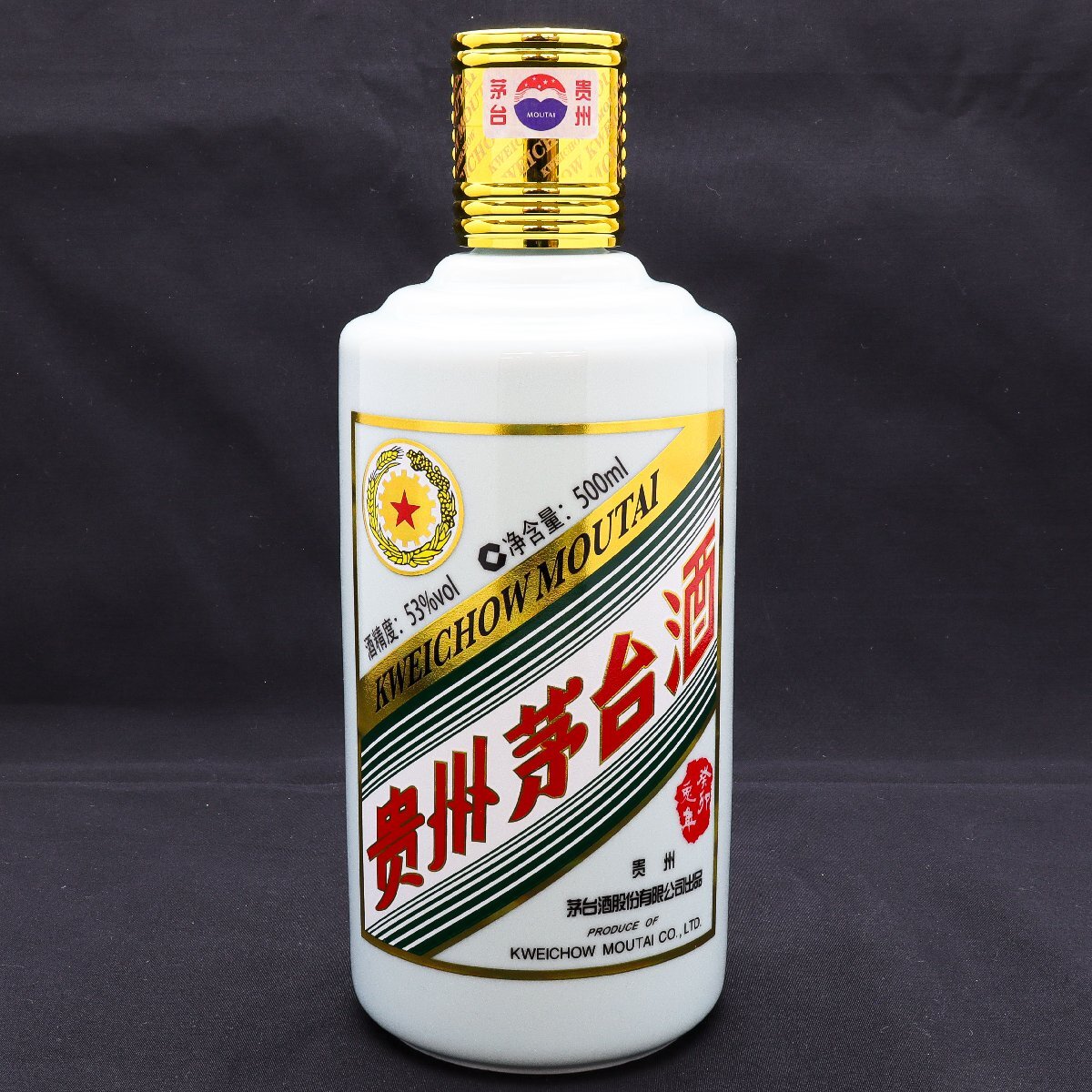 貴州茅台酒 マオタイ酒 五星麦ラベル 2023 53％ 500ml 約1003g 箱付き