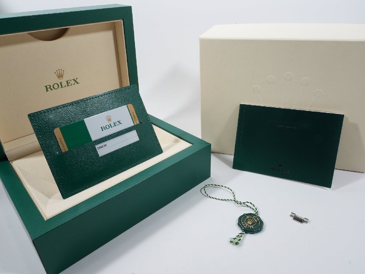 ロレックス デイデイト40 Ref.228239A 18KWG メテオライト文字盤_10