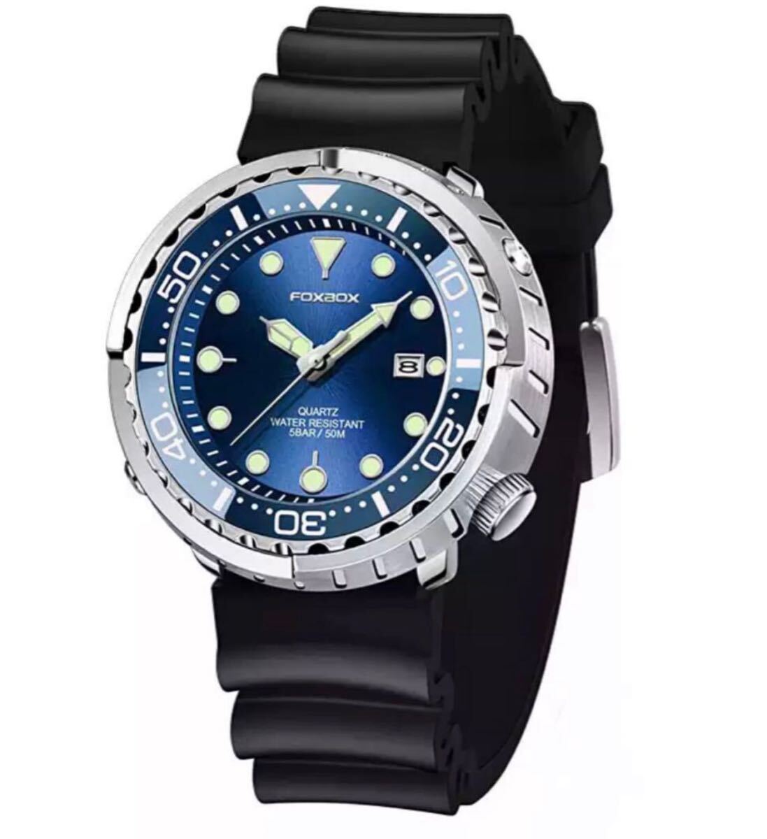 ◆国内翌日発送◆ダイバーズウォッチ◆クォーツ◆LIGE◆FOXBOX◆ツナ缶◆_1