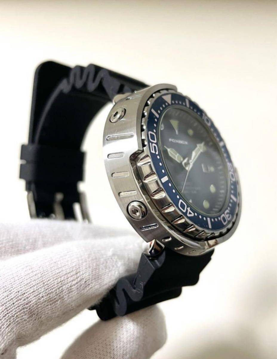 ◆国内翌日発送◆ダイバーズウォッチ◆クォーツ◆LIGE◆FOXBOX◆ツナ缶◆_4