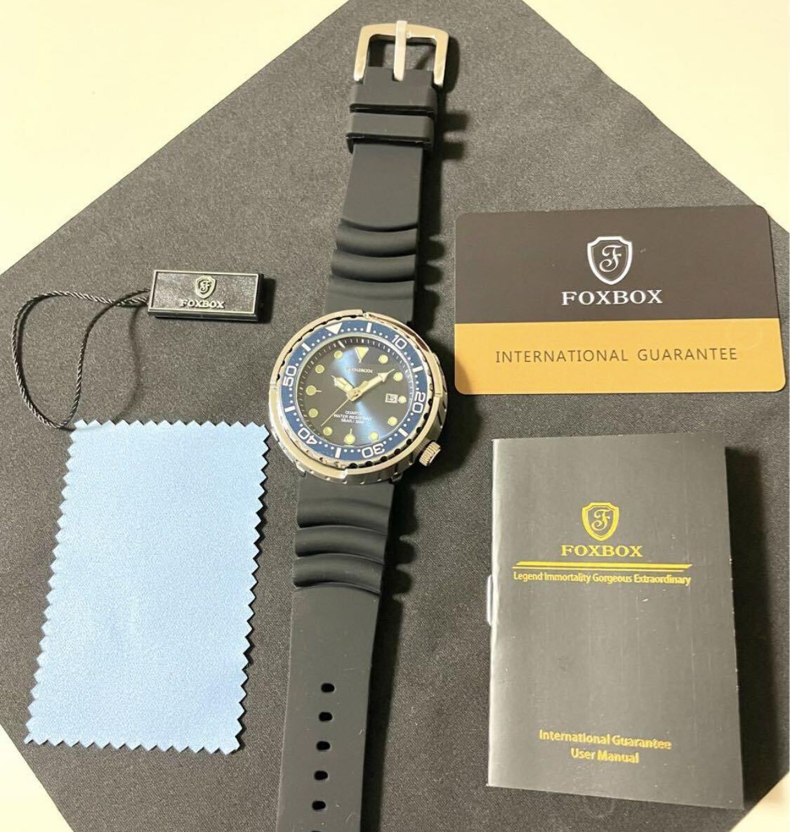 ◆国内翌日発送◆ダイバーズウォッチ◆クォーツ◆LIGE◆FOXBOX◆ツナ缶◆_6