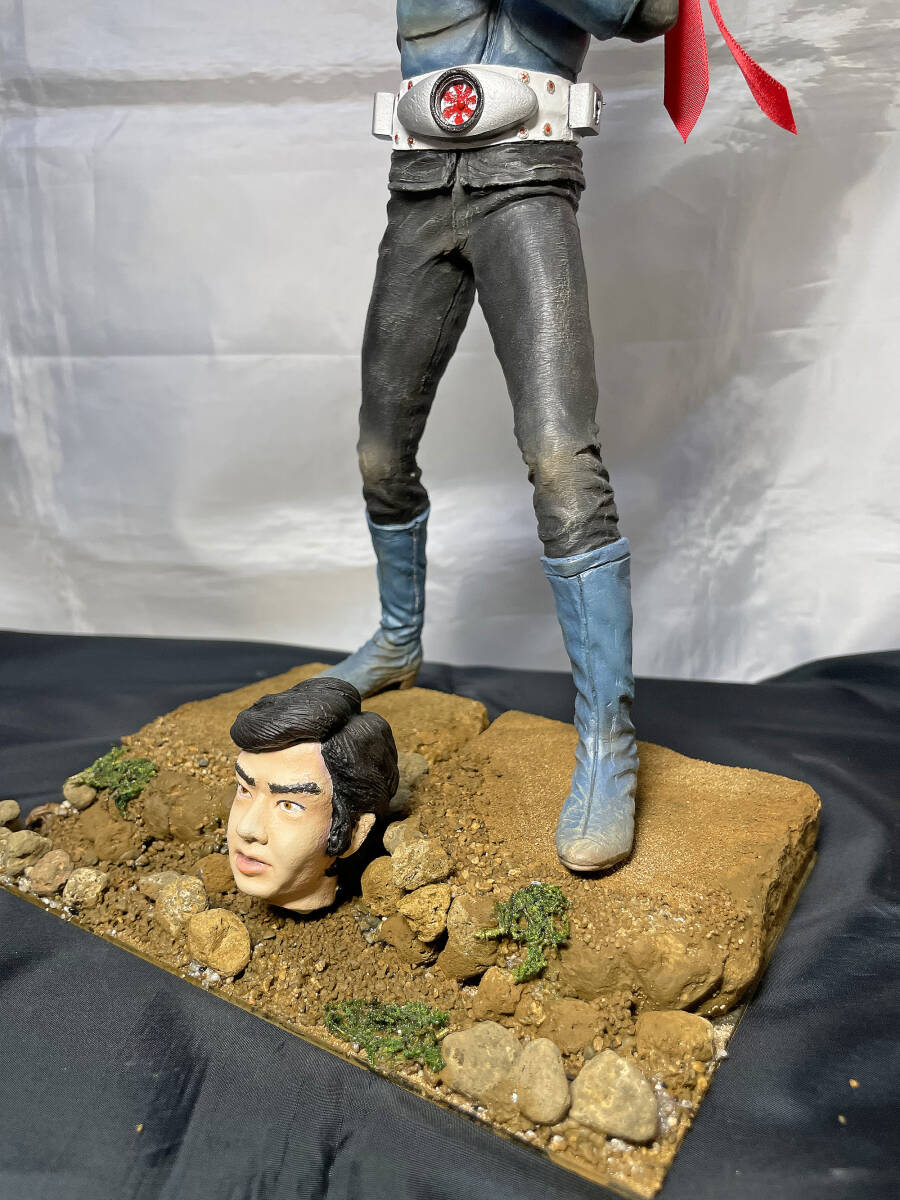 ボークス 仮面ライダー旧1号 1/6 完成品（絶版ガレージキット 検索用 メディコム エクスプラス RAH s.hフィギュア 海洋堂 ビリケン）_10
