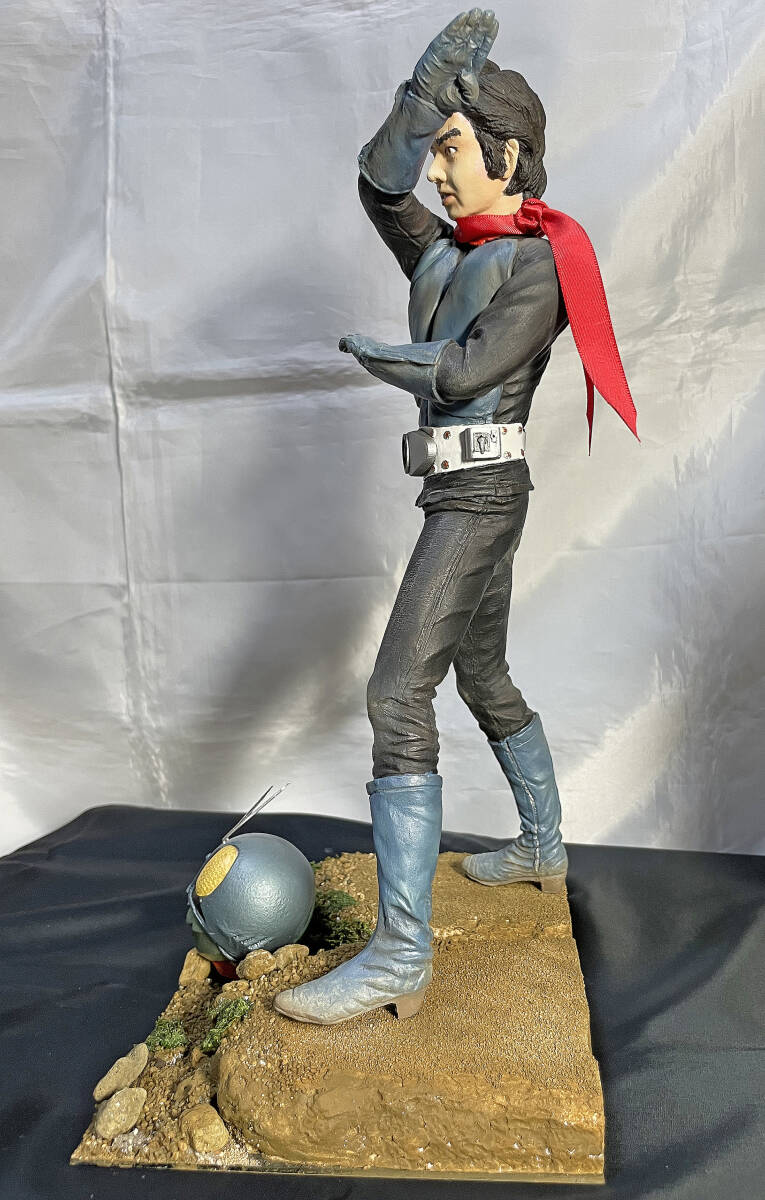 ボークス 仮面ライダー旧1号 1/6 完成品（絶版ガレージキット 検索用 メディコム エクスプラス RAH s.hフィギュア 海洋堂 ビリケン）_3