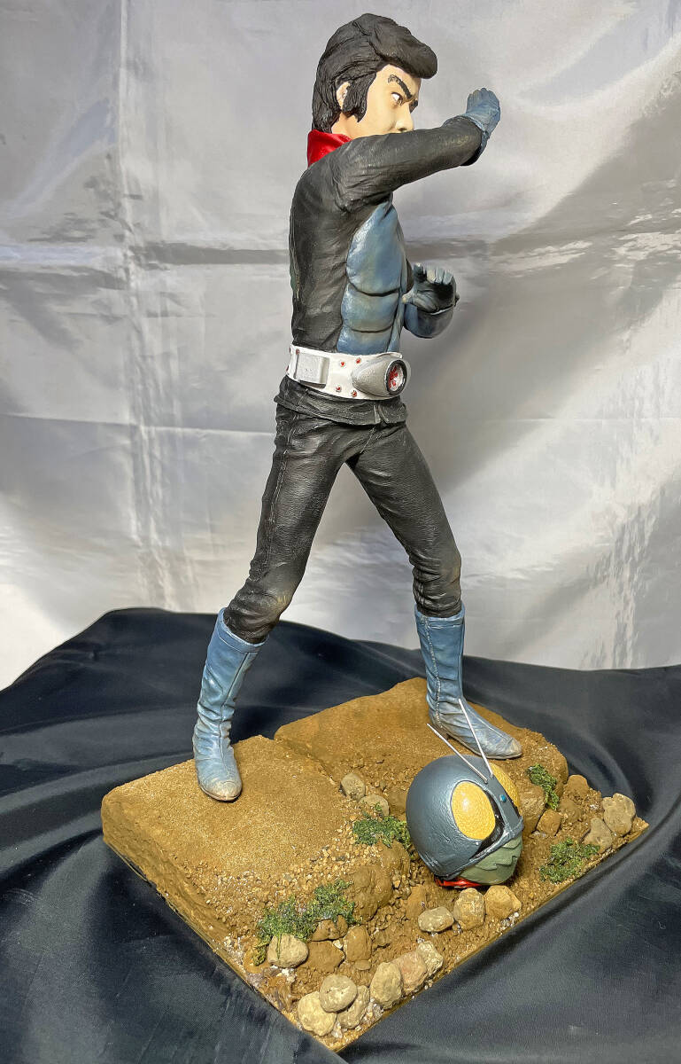 ボークス 仮面ライダー旧1号 1/6 完成品（絶版ガレージキット 検索用 メディコム エクスプラス RAH s.hフィギュア 海洋堂 ビリケン）_4