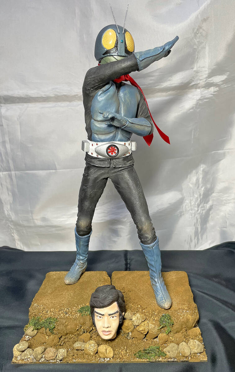 ボークス 仮面ライダー旧1号 1/6 完成品（絶版ガレージキット 検索用 メディコム エクスプラス RAH s.hフィギュア 海洋堂 ビリケン）_5