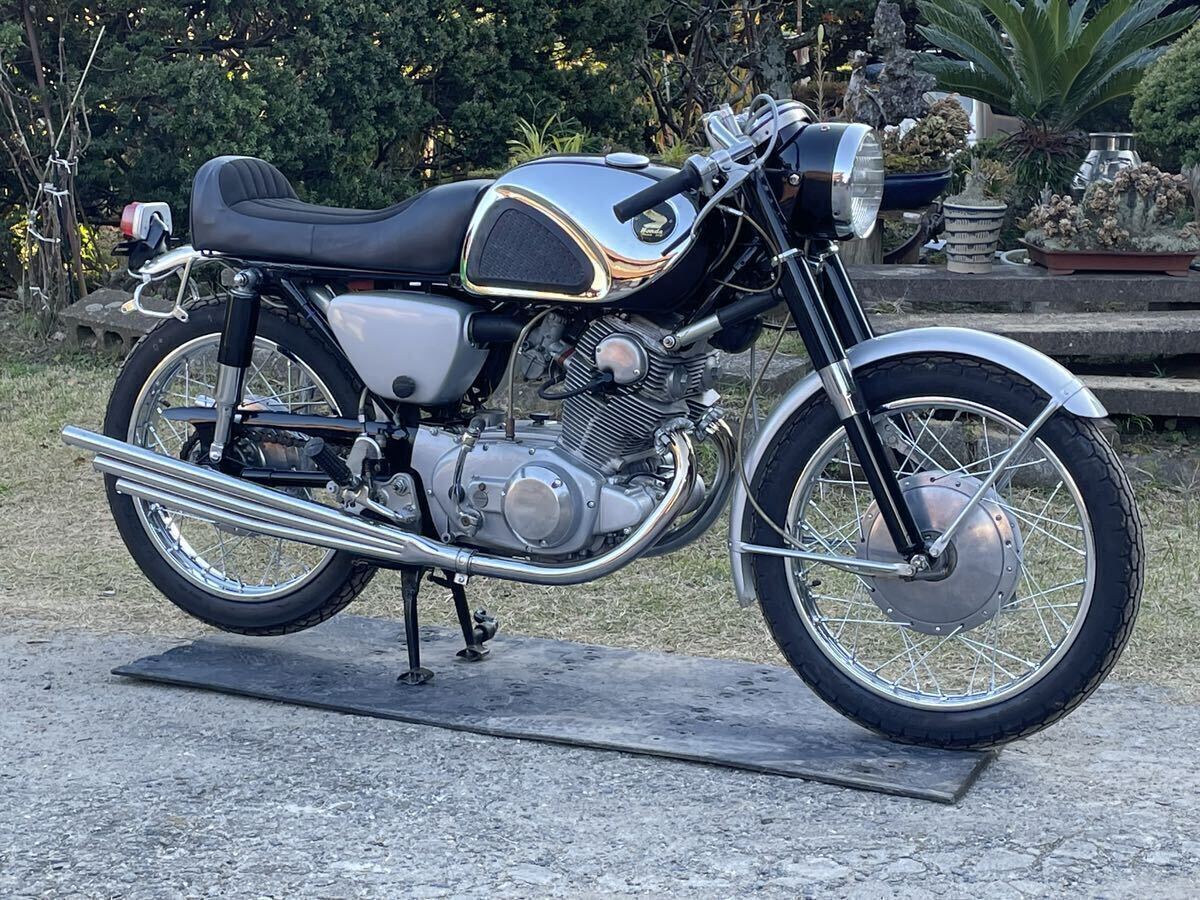 ホンダ ドリーム CB72 CB77【3本出し マフラー】カミナリ族 CB92 CB95 
