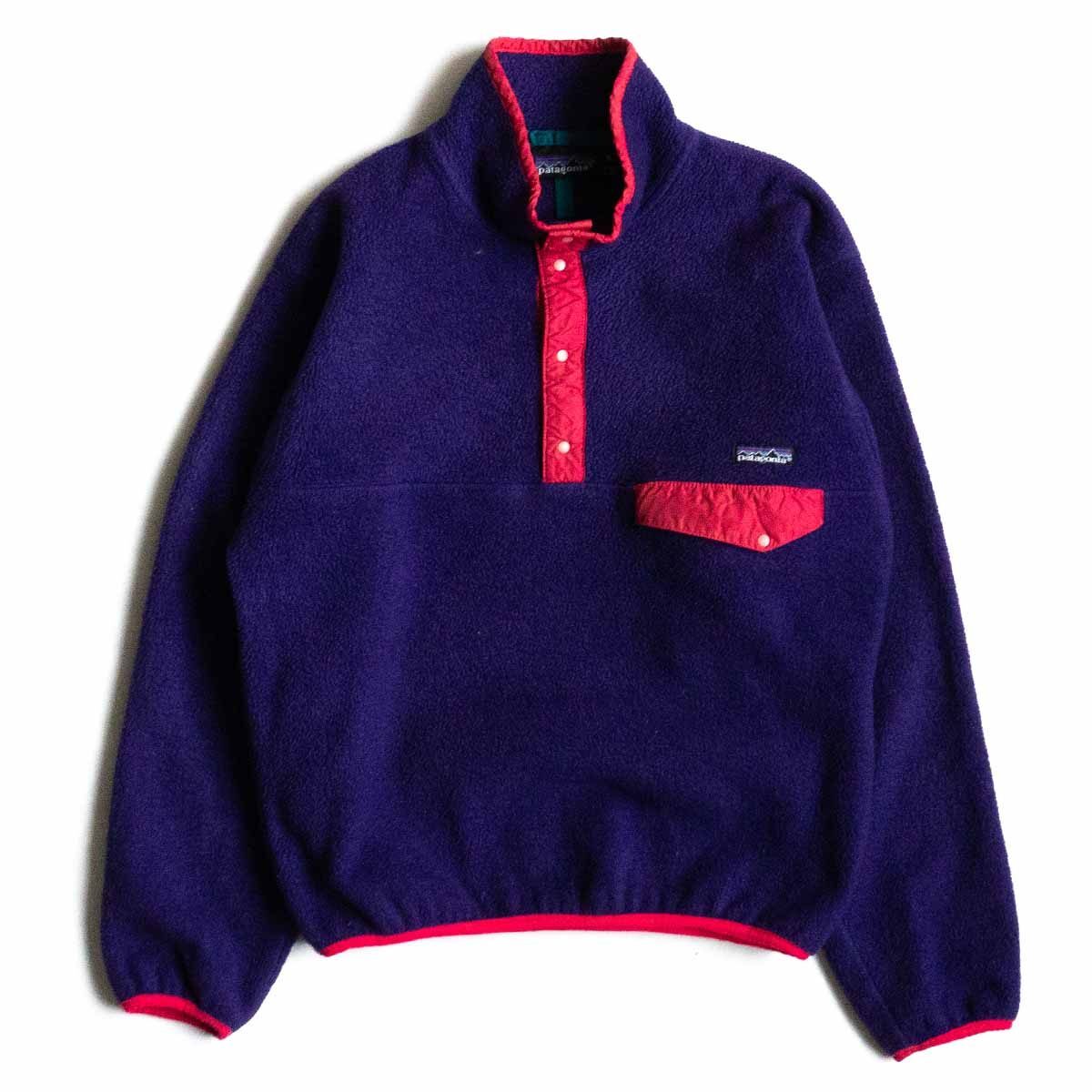 エッグプラント/90s】PATAGONIA【スナップT シンチラ フリース 
