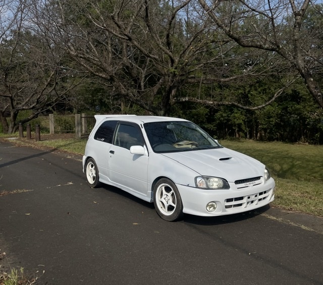 EP91 スターレット グランツァV カーボンボンネット 車高調 LSD