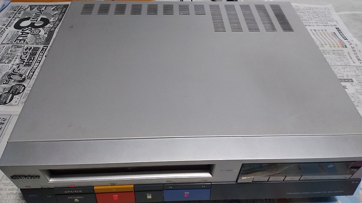 Victor ビクター VHSビデオデッキ HR-D220 昭和 中古現状品送料込み