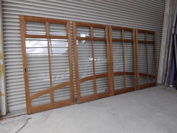 レトロなガラス建具 4枚組