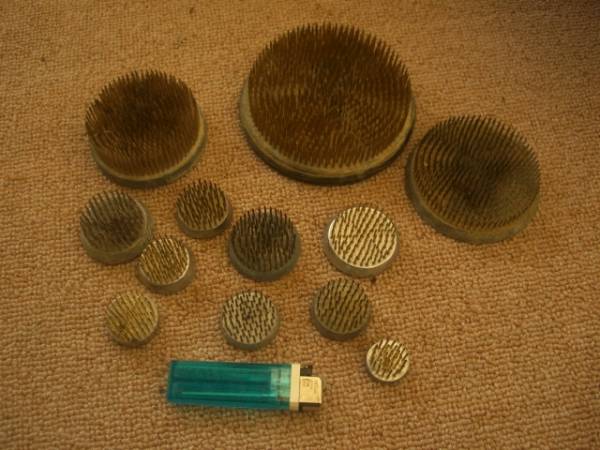 W669　華道具★生け花★剣山★サイズ色々★丸型★11個セット