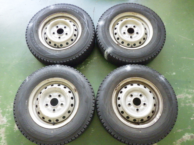 【驚きの破格値，大人気】 165R13 8分山 4本セット 冬タイヤ 鉄ホイール ダンロップ WINTER MAXX SV01 13&times;5J 2020年製 TW1351(スタッドレスタイヤ)｜売買されたオークション情報、yahooの商品情報をアーカイブ公開 - オークファ 5穴