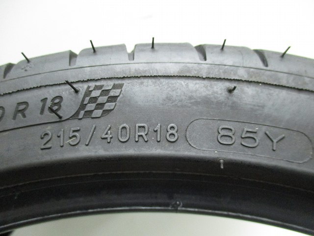 215-40R18 8.5-9分山 ミシュラン パイロットスポーツ4 2022年製 中古タイヤ【4本】送料無料(M18-7895）_5
