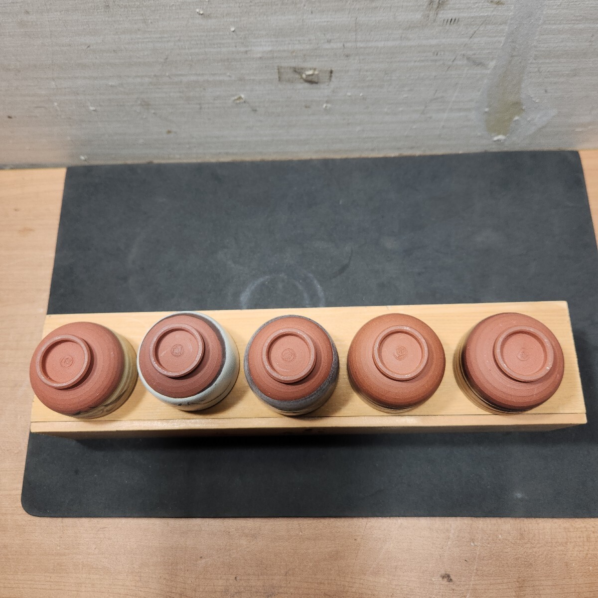 九谷焼 春画 浮世絵 枕絵 お猪口 おちょこ 5セット 昭和レトロ 酒器