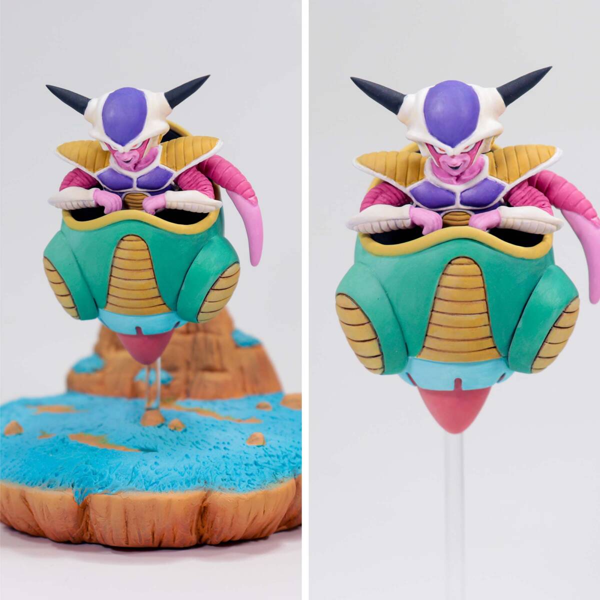 リペイント HG フリーザ ジオラマ台座付き①ドラゴンボール DRAGON