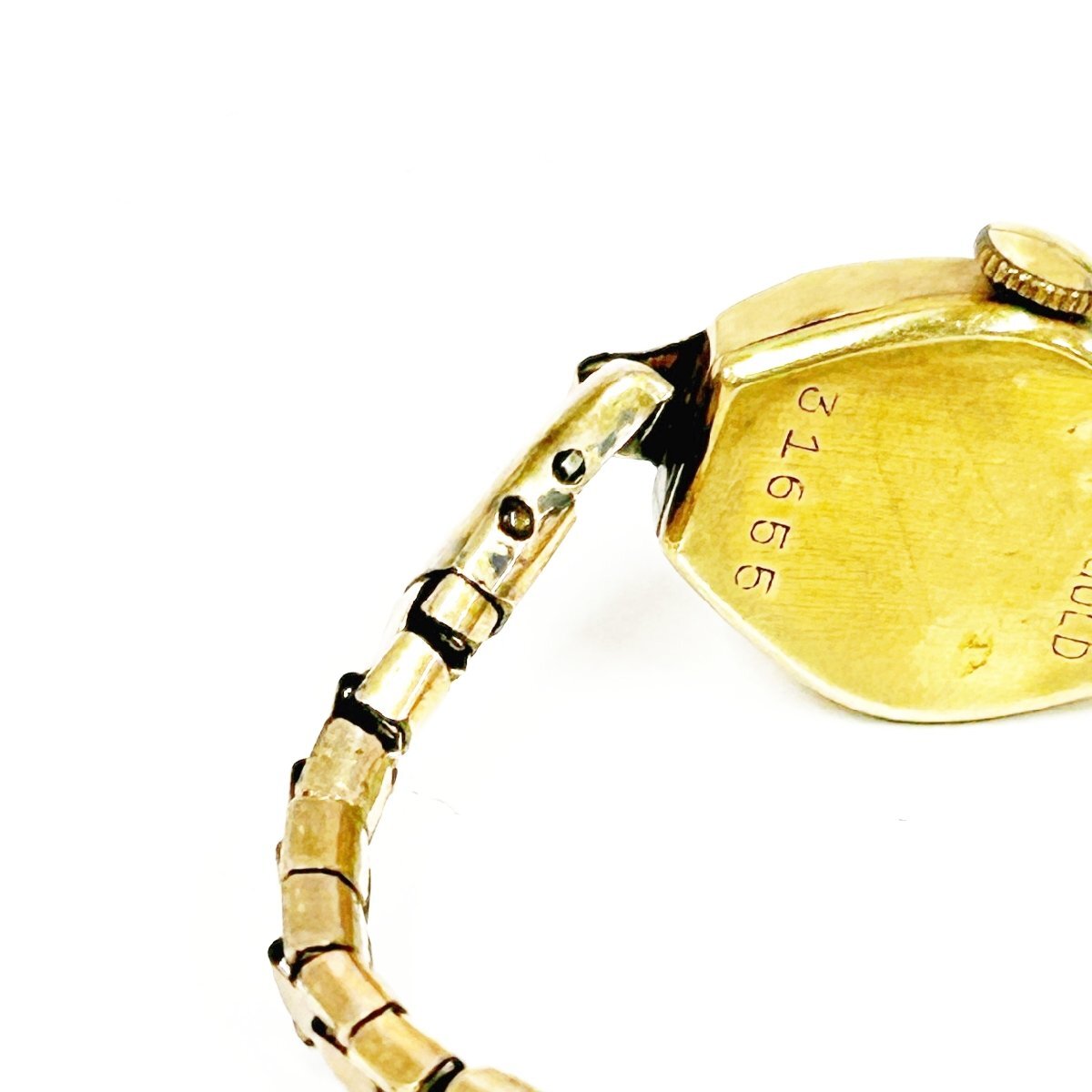 1円スタート】【アンティーク】TITUS タイタス 17石 14KTGOLD刻印 手