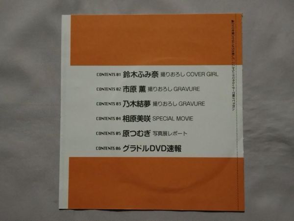 ☆MEN'S DVD 2024年5月号 付録DVD☆鈴木ふみ奈 市原薫 乃木結夢 相原
