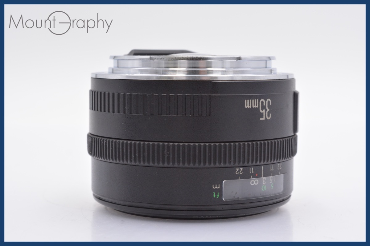 ☆実用美品☆ キヤノン Canon EF 35mm F2 前後キャップ&レンズフィルター付