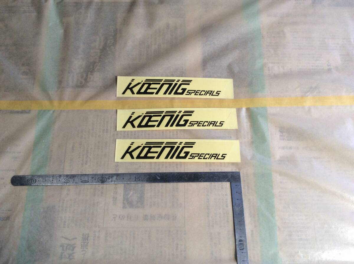 メルセデスベンツ ケーニッヒ ステッカー 当時物 レアな新品ですが 粘着力は 不明です 現状_1