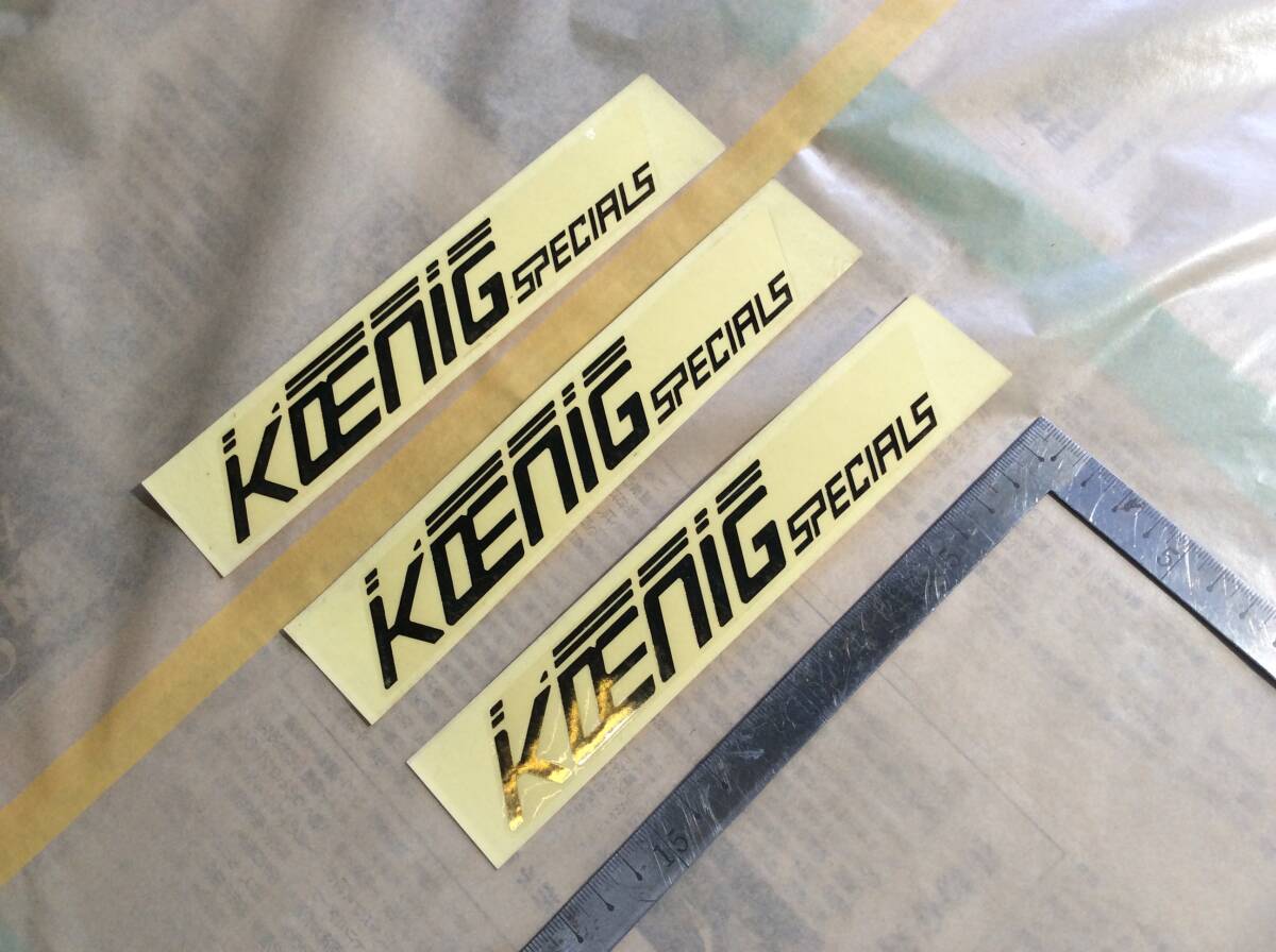 メルセデスベンツ ケーニッヒ ステッカー 当時物 レアな新品ですが 粘着力は 不明です 現状_2