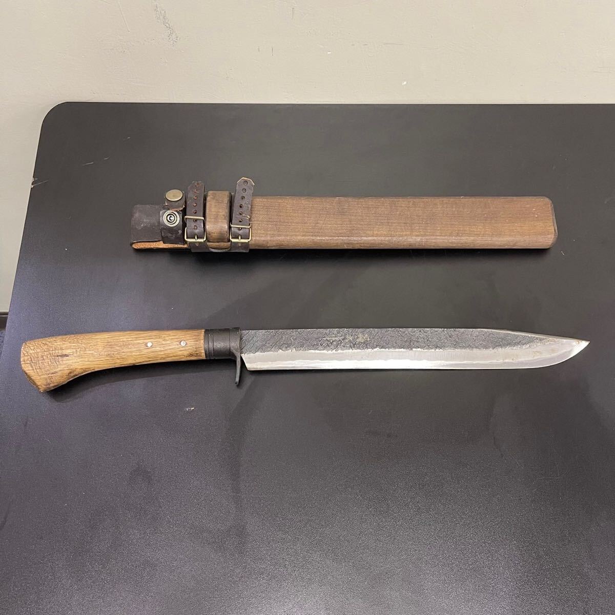 1000円スタート【中古品】豊国鍛工場 トヨクニ 土佐鍛造ナイフ 鉈 剣鉈 