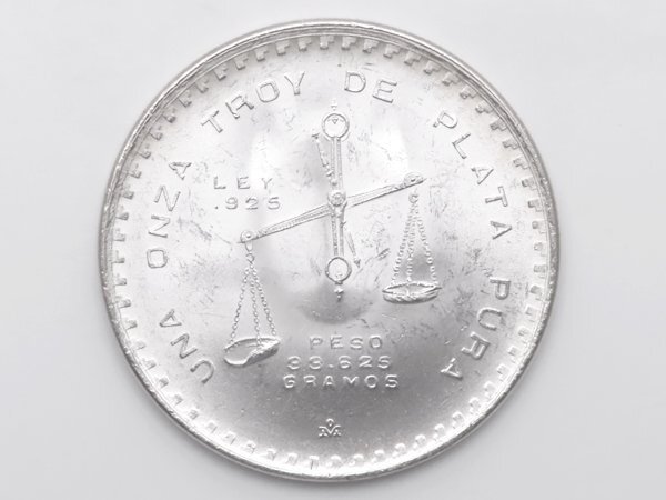 1円～☆質流れ☆メキシコ 1トロイオンス銀貨 1979年発行 スターリング