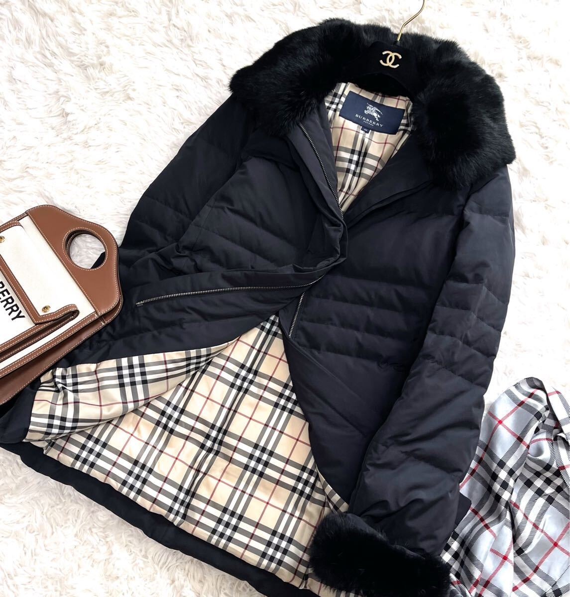 ☆新品同様☆ バーバリー BURBERRY バーバリーロンドン ダウンコート