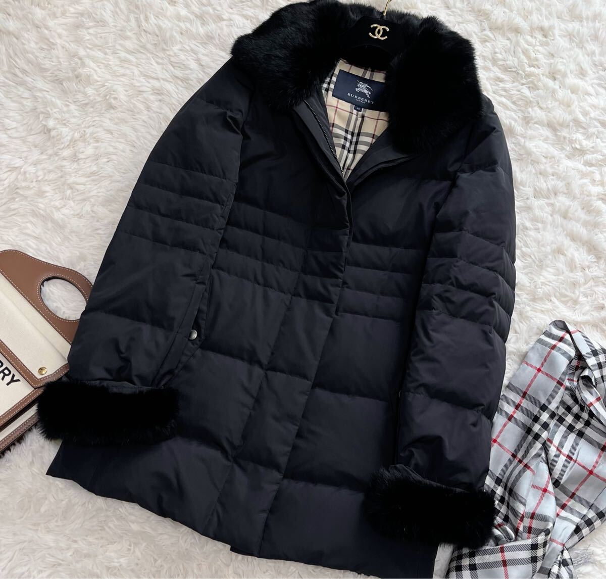 ☆新品同様☆ バーバリー BURBERRY バーバリーロンドン ダウンコート