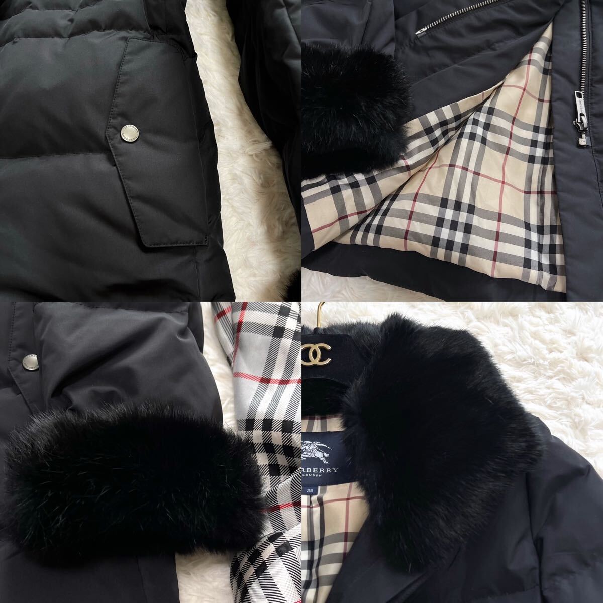☆新品同様☆ バーバリー BURBERRY バーバリーロンドン ダウンコート