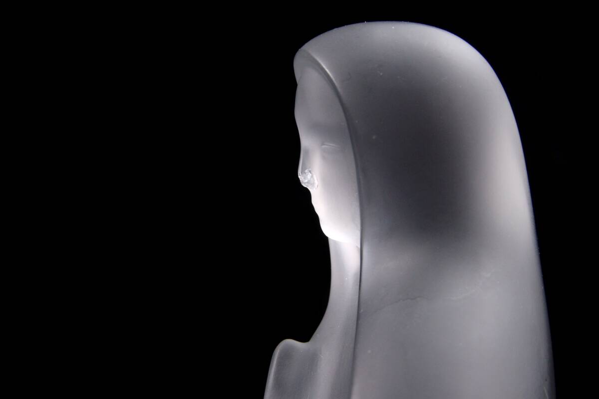 ∮fufu∮ ルネ・ラリック LALIQUE マリア像 24cm 聖母像 クリスタル