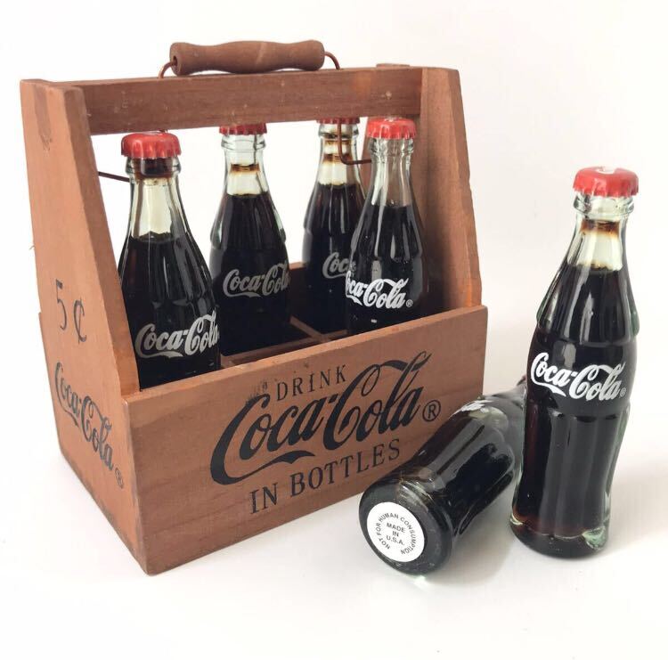 コカコーラミニボトルセットまとめ瓶colaアンティーク王冠ヴィンテージ当時物昭和レトロプレミアムコーラボトリングCoca-Colaヴィンテージ_8