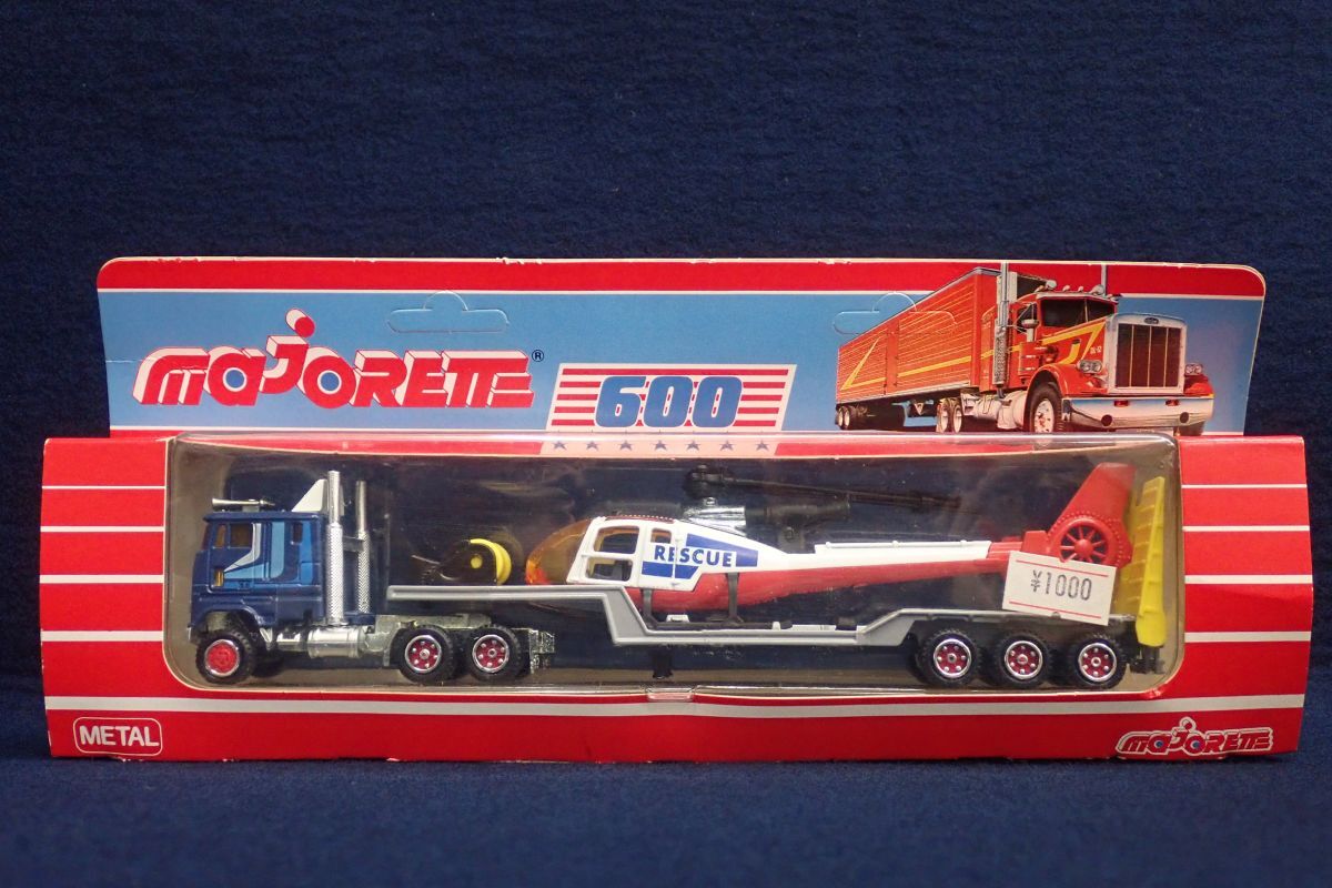 ▽ミニカー72 Majorette マジョレット 600 NO.601 ヘリコプター輸送