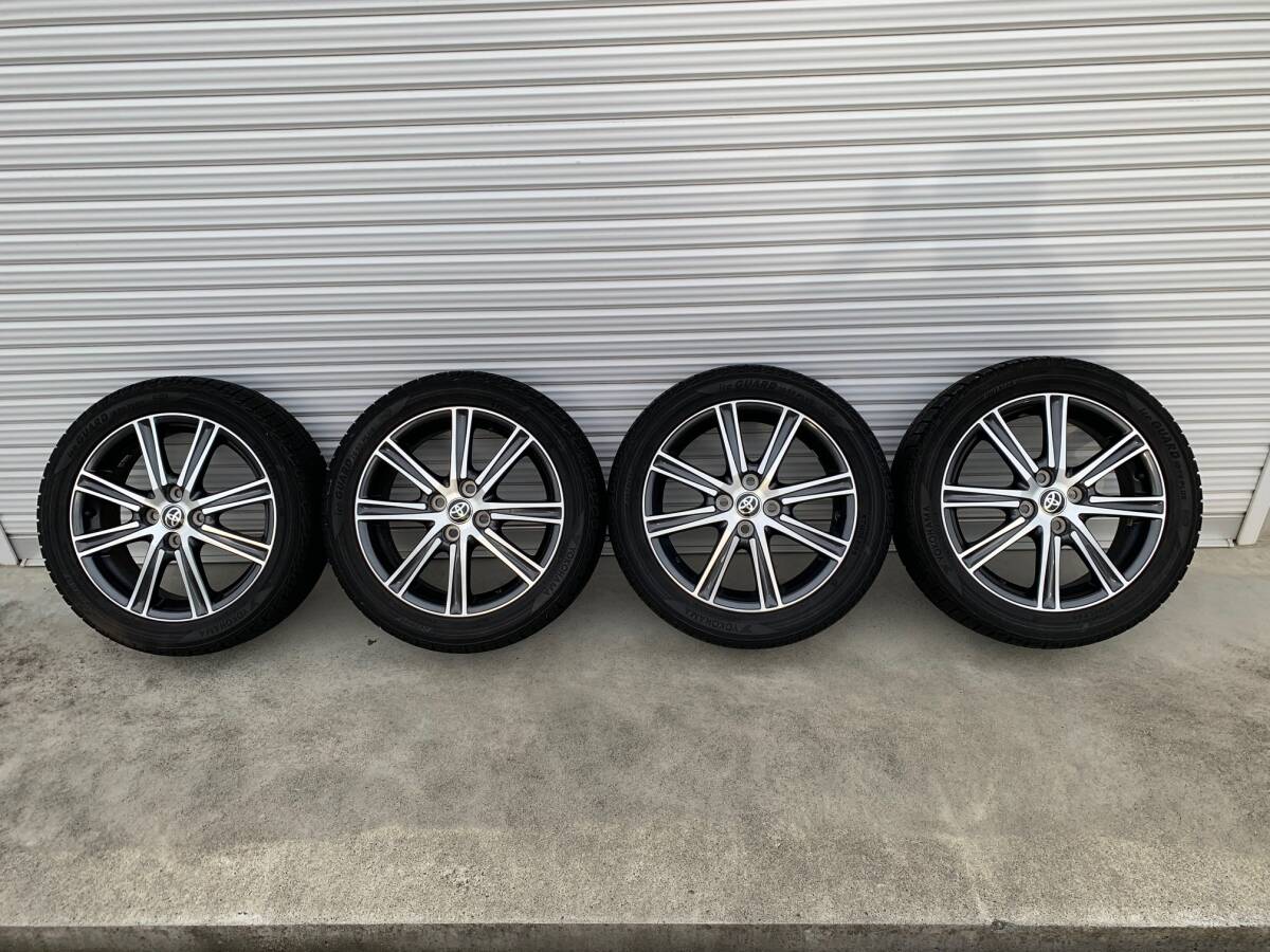 izatouichiカローラフィールダーW×B スタッドレスアルミセット トヨタ純正 160系カローラフィールダーW/B用アルミホイール＆ヨコハマ