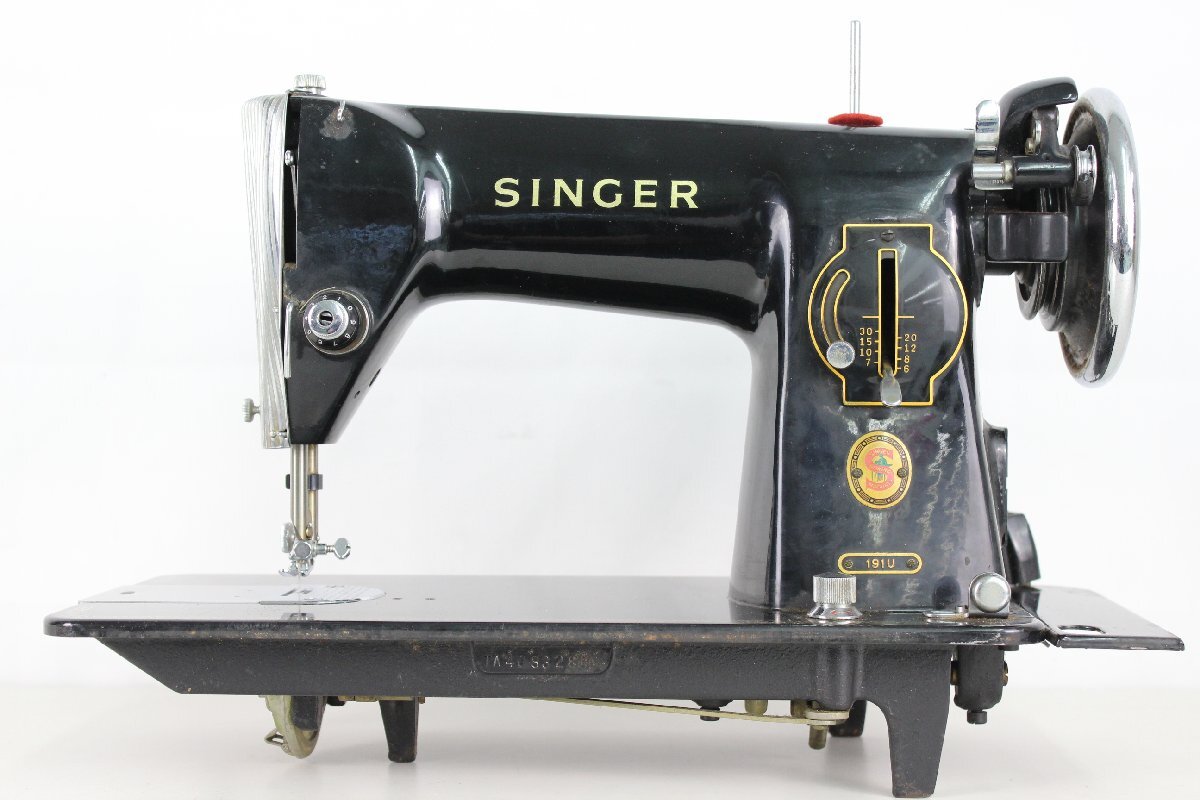 ト福】SINGER シンガー ミシン 191U ブラック 裁縫 手芸 ハンド