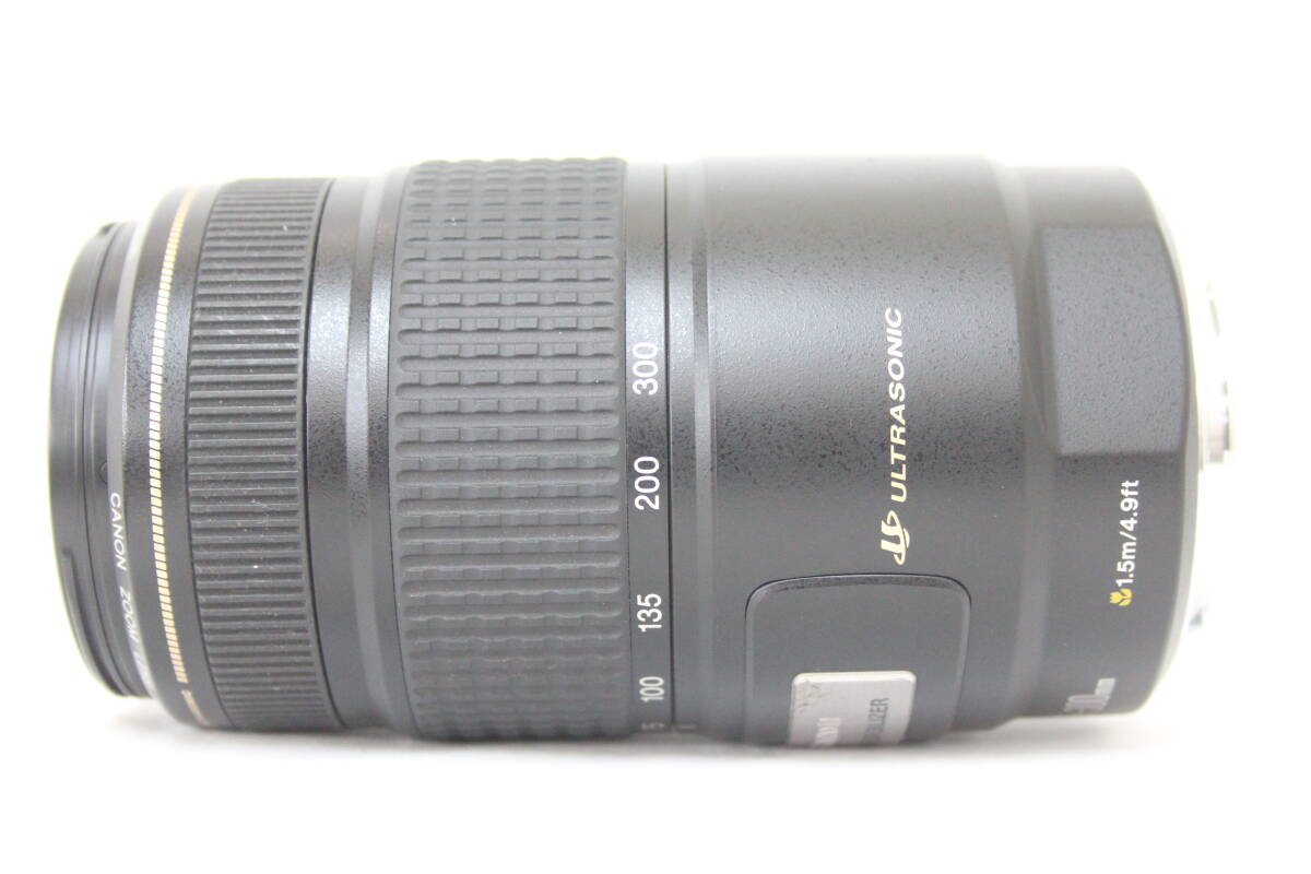 返品保証】 キャノン Canon EF 75-300mm F4-5.6 IS 前後キャップ付き 