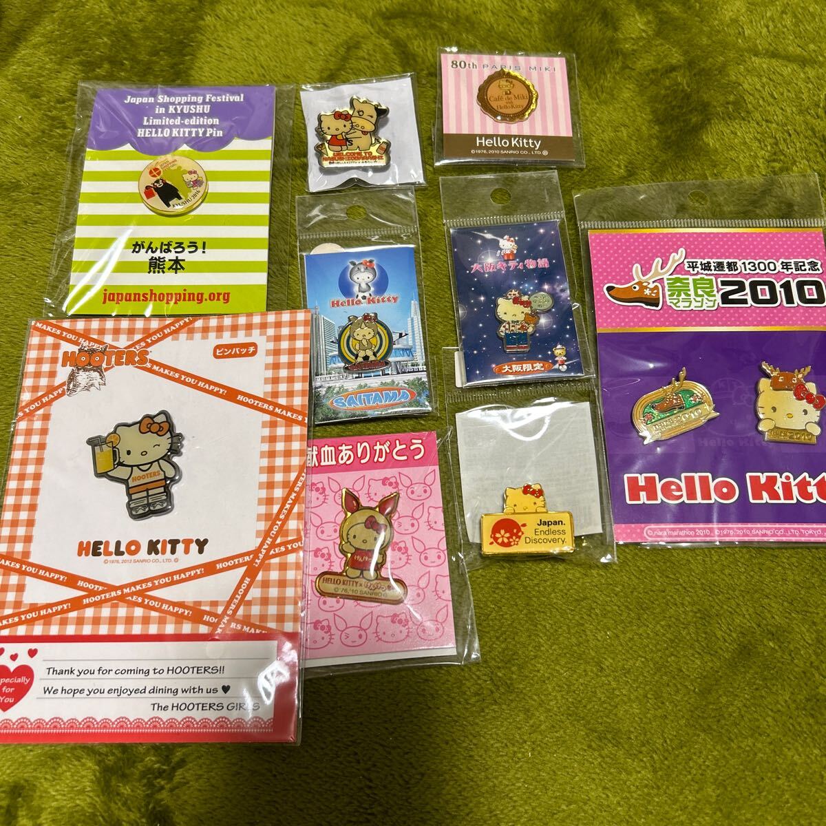 サンリオ ハローキティ ピンバッジ ピンバッチ ピンズ レトロ ご当地