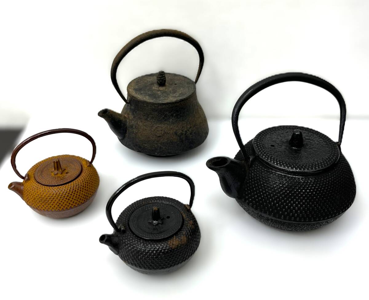 #2105A　鉄器　南部鉄器　急須　灰皿　岩鋳　松雲堂　本場盛岡　南部鉄器協同組合他　現状品_2