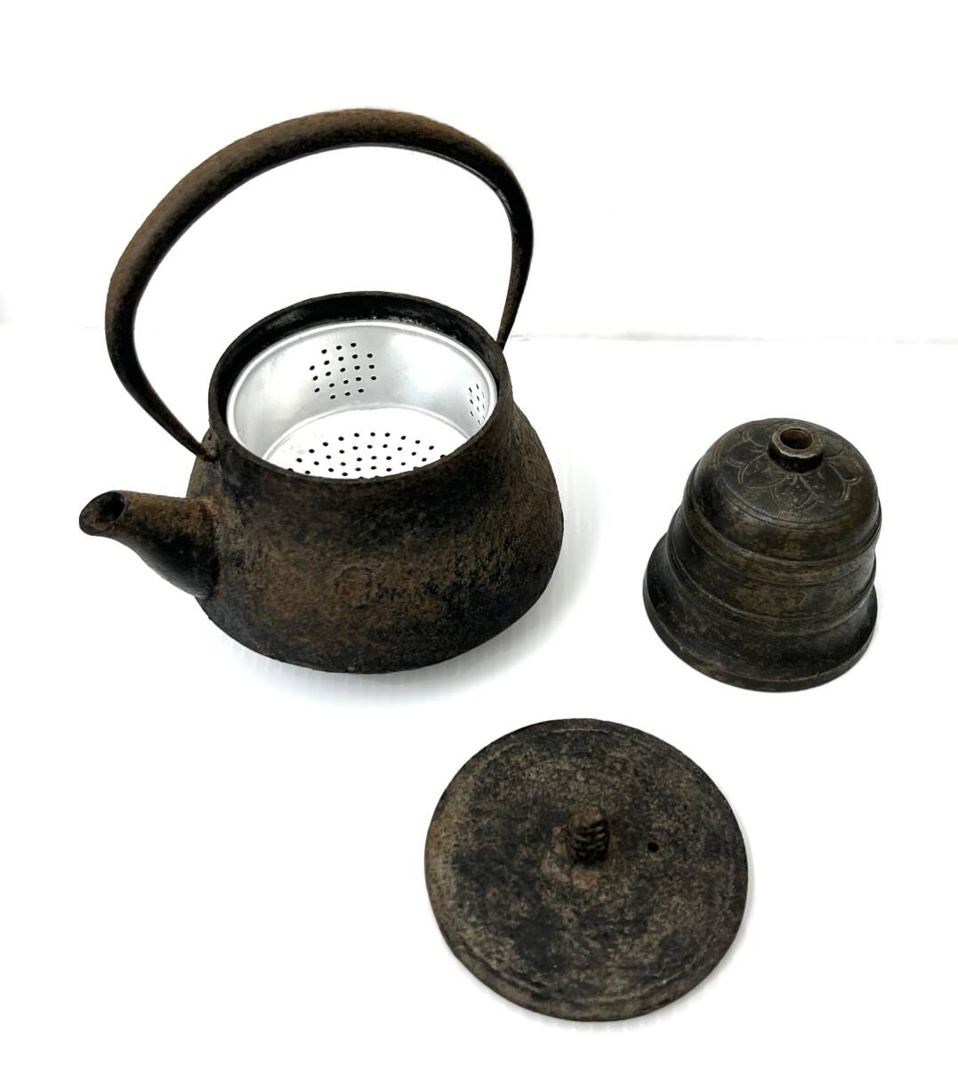 #2105A　鉄器　南部鉄器　急須　灰皿　岩鋳　松雲堂　本場盛岡　南部鉄器協同組合他　現状品_5